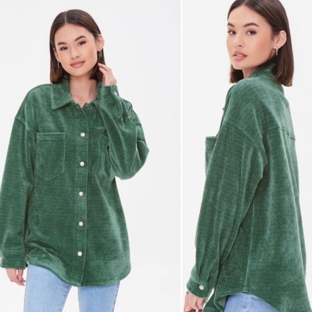 forever 21 corduroy shacket